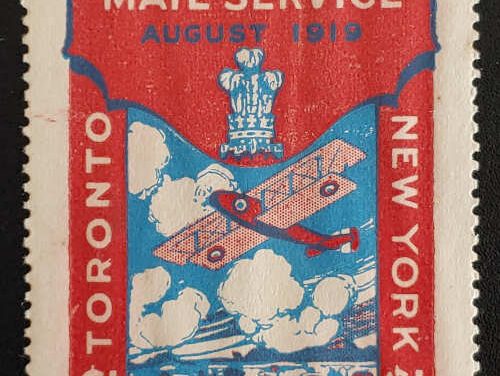 Aero Club #CLp3a VF Unu 1919 $1 Semi-Official Airmail