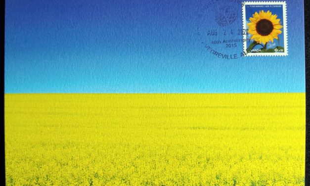 Canada #B32 24 Aug 2022 Vegreville, Ab Ukraine Support Maxicard*