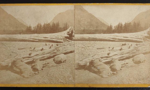 Maynard Victoria, B.C. Indians on Beach Stereoview Postcard