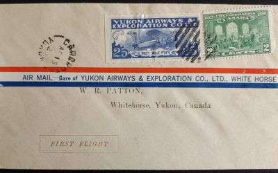 Yukon Airways #CL42F 13 Apr 1928 Carcross/Atlin Variety FFC