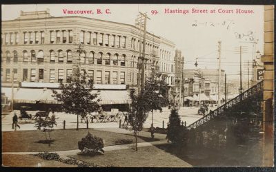 Timms’ Vancouver, B.C. unmailed Hastings Street Postcard