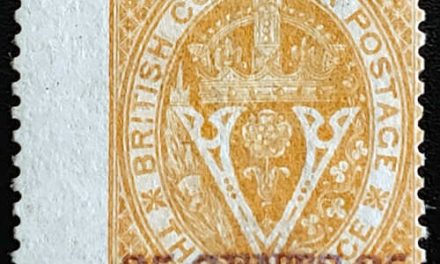 British Columbia #11 Fine Unu 1867/71 25c on 3d
