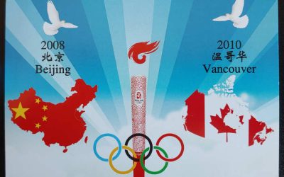 Beijing 8 Aug 2008 artist-signed Olympic Cinderella Maxicard