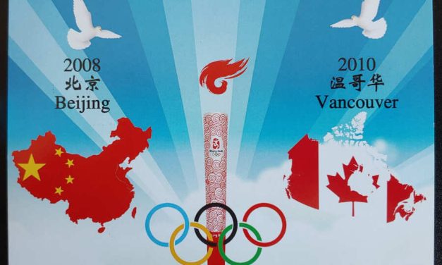 Beijing 8 Aug 2008 artist-signed Olympic Cinderella Maxicard
