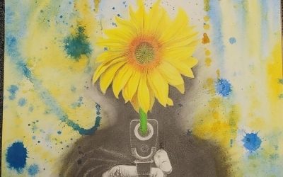 Peace to Us Artwork by Linda in our 25th November auction