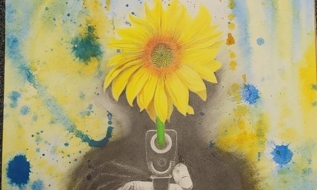 Peace to Us Artwork by Linda in our 25th November auction