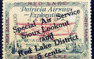 Patricia Airways #CL15 VF Mint LH 1926 5c Ascending Ovpt
