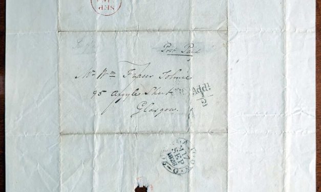 Hugh Fraser 16 Sep 1828 Wm Fraser Tolmie Edinburgh/Glasgow FLS