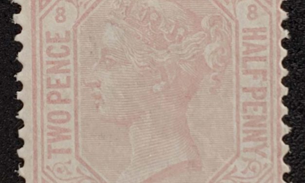 G.B. #67 Fine Mint 1876/80 2.5d Claret Plate 8