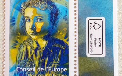 France VFNH 2023 Council of Europe Ukraine Support Stamp*