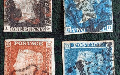 G.B. #1-4 Used 1840/41 Queen Victoria quartet