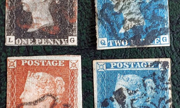 G.B. #1-4 Used 1840/41 Queen Victoria quartet