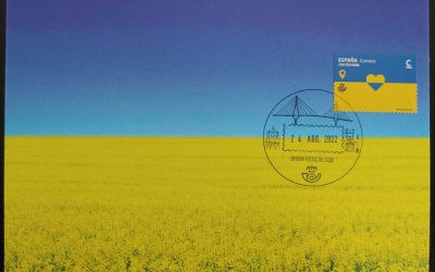 Spain 24 Aug 2022 Ukraine Support Maxicard, last one*