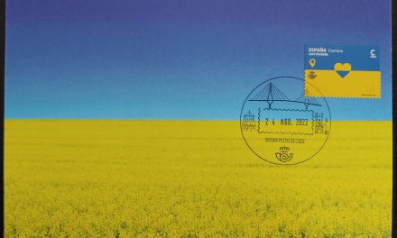 Spain 24 Aug 2022 Ukraine Support Maxicard, last one*
