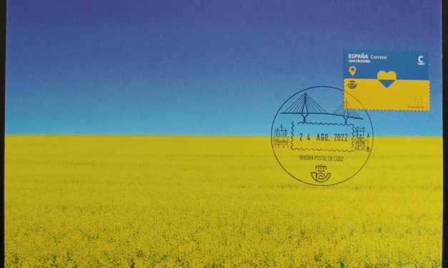 Spain 24 Aug 2022 Ukraine Support Maxicard, last one*