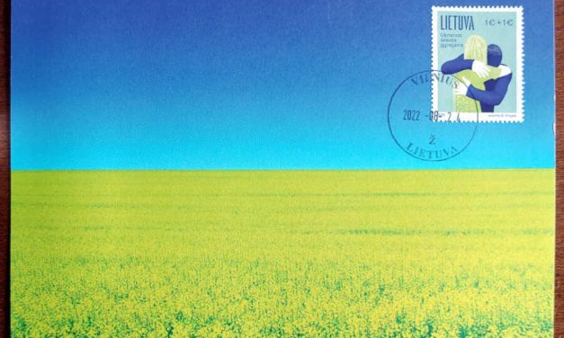 Lithuania 24 Aug 2022 Ukraine Support Maxicard, last one*