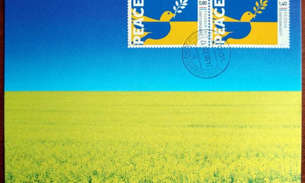 Luxembourg 24 Aug 2022 Ukraine Support Maxicard, last one*