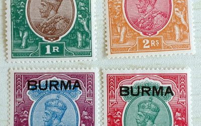 Burma #13-16 Mint George V quartet