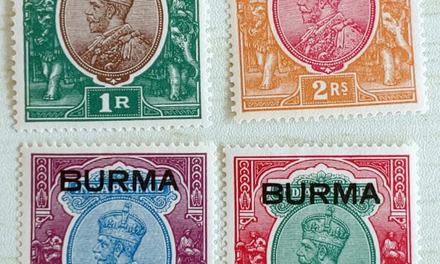 Burma #13-16 Mint George V quartet