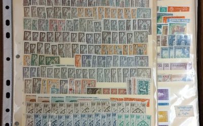Balance of world mint and used on pages from recent show Box lot