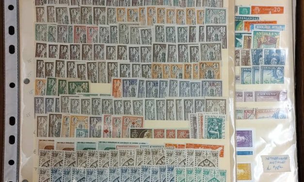 Balance of world mint and used on pages from recent show Box lot