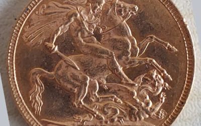 Australia XF 1891M Queen Victoria Gold Sovereign .2355oz AGW