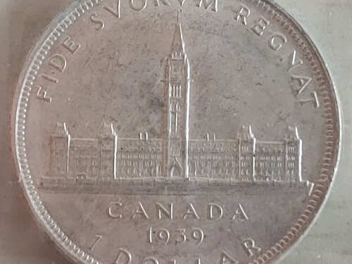 Canada ICCS MS65 1939 George VI Royal Visit Silver Dollar
