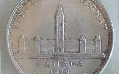 Canada ICCS MS65 1939 George VI Royal Visit Silver Dollar