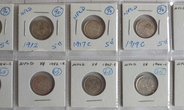 Newfoundland 10 diff 1908/1945C Silver 5 Cents incl BU 1940