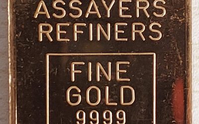 Johnson Matthey .999 fine ounce Gold Bar #015204