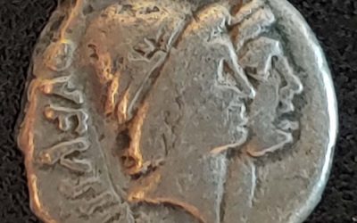 Mn Cordius Rufus 46 BC 3.4gm 15mm Roman Silver Denarius