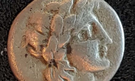 Sikonyia, Sikyon circa 350-320 BC .8gm 12mm Silver Obol w/ Apollo etc