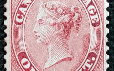 Canada #14 Fine Unused 1859 1c Queen Victoria shade