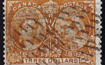 Canada #63 Fine Used 1897 $3 Jubilee