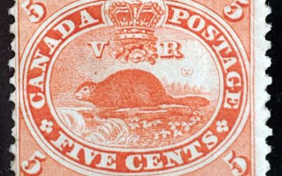 Canada #15 Fine Mint HR 11859 5c Beaver