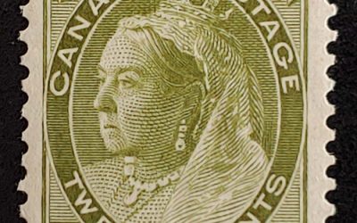 Canada #84 F/VF Mint 1900 20c QV Numeral