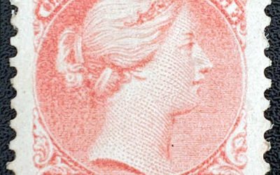 Canada #40 F/VF Unu 1877 10c Small Queen shade