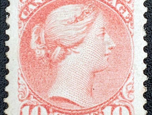 Canada #40 F/VF Unu 1877 10c Small Queen shade