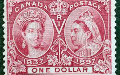Canada #61 Fine Mint 1897 $1 Jubilee