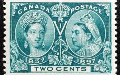 Canada #52 VF Mint 1897 2c Jubilee shade selected for centering