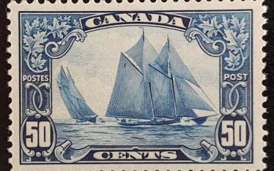 Canada #158 VF Mint 1929 50c Bluenose