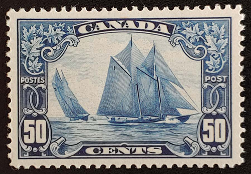 Canada #158 VF Mint 1929 50c Bluenose