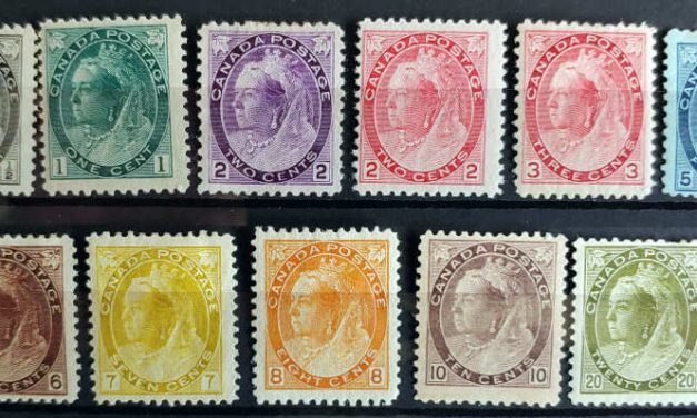 Canada #74-84 Fine+ Mint 1898/1902 QV Numeral Set