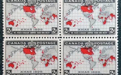 Canada #85 gen VF Mint 2 NH 1898 2c Map Block