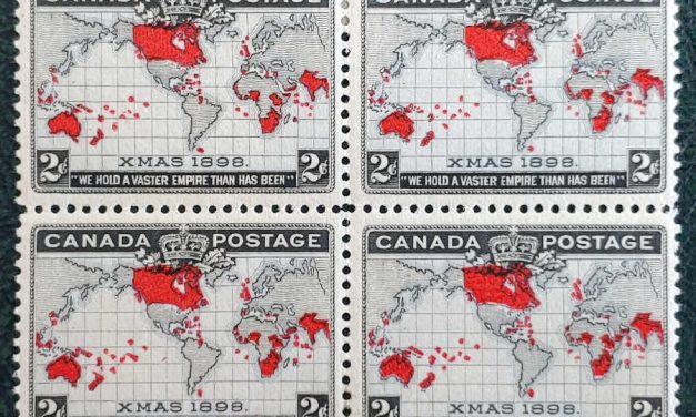 Canada #85 gen VF Mint 2 NH 1898 2c Map Block
