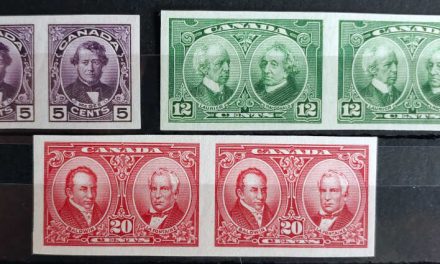 Canada #146a, 147a, 148a VFNH 1927 Imperf Pair Set (6)