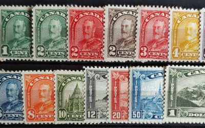 Canada #162-177 Fine+ Mint 1930/31 George V Set