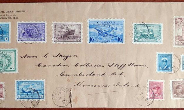 Canada #249-262 1 Jul 1942 Vancouver FDC to Cumberland