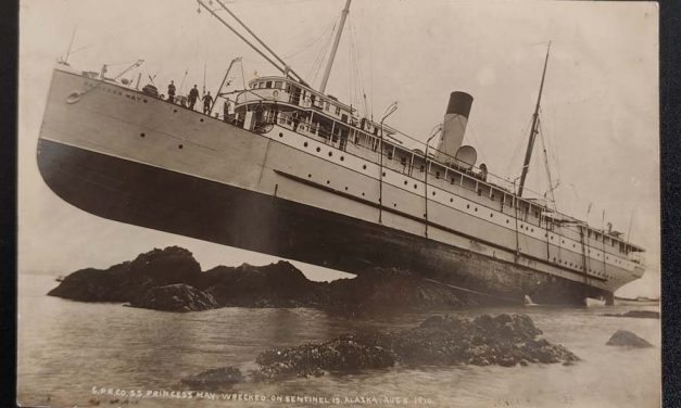 S.S. Princess May Unu Wreck Postcard