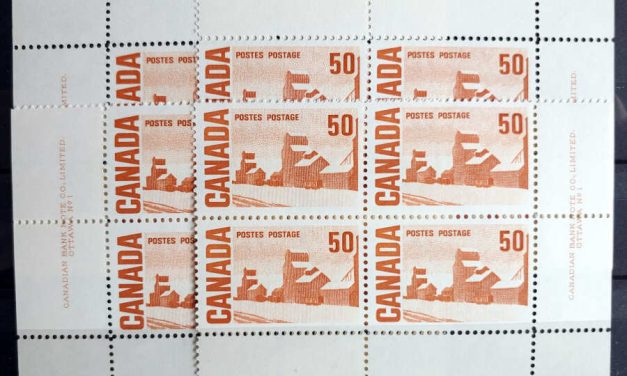 Canada #465Ai VFNH 1967 NF DEX 50c Plate One Matched Set